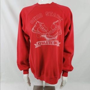 Hanes vintage Ohio state football l-sleeve sweater